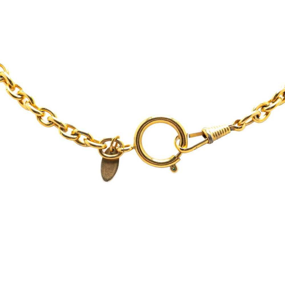 CHANEL Gold Logo Necklace - Picture 2 of 5